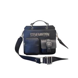 Steve Madden Black Utility Convertible Crossbody Bag